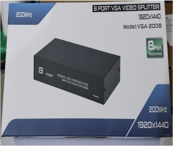 VGA SPLITTER 1-8 ADAPTOR VGA-2008