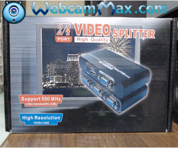 VGA SPLITTER 4 PORT GOOD QUALITY VGA 104A