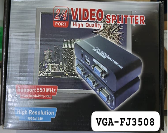 VGA SPLITTER 8 PORT FJGEAR FJ3508