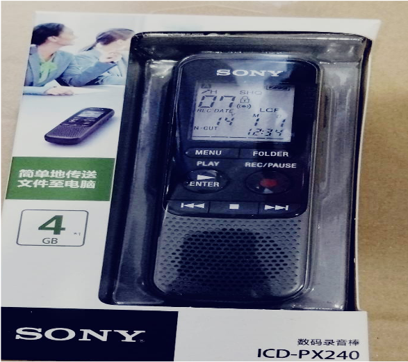 DIGITAL VOICE RECORDER SONY ICD-PX240