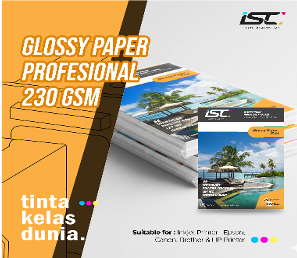 GLOSSY PAPER ISC PROF 230GSM (TK-GP4230-20)