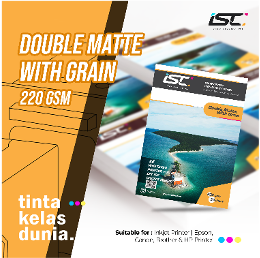 DOUBLE MATTE WITH GRAIN ISC 220GSM (TK-DMG220-50)