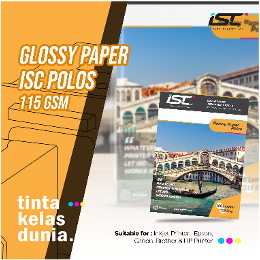 GLOSSY PHOTO PAPER POLOS ISC 115GSM (TK-GP4115-100)