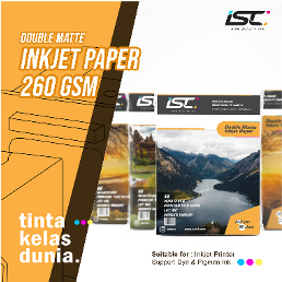 DOUBLE MATTE INKJET PAPER ISC 260GSM (TK-DM260-50)