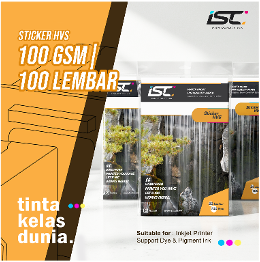 KERTAS STICKER HVS ISC