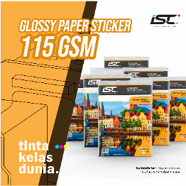 STICKER GLOSSY PHOTO PAPER ISC 115GSM (TK-GS4115-20)