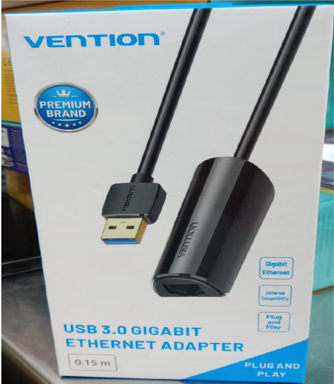 CABEL USB 3.0 GIGABIT ETHERNET ADAPTER 0.15M VENTION CEH
