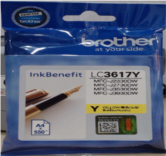 CARTRIDGE BROTHER LC 3617 Y