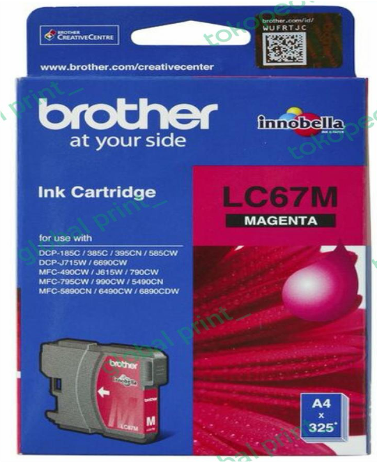 CARTRIDGE BROTHER LC 67 MAGENTA