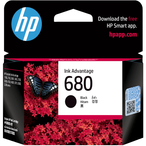 CARTRIDGE HP 680 BK ID F6V27AA