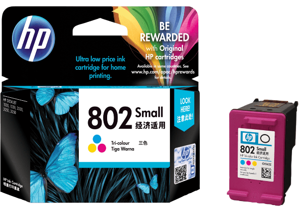 CARTRIDGE HP 802 SMALL CLR CH562ZZ
