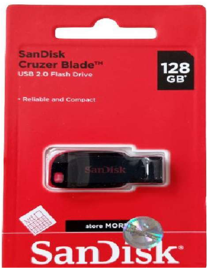FLASHDISK SANDISK CRUZER BLADE CZ50 128GB