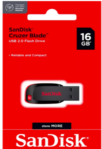 FLASHDISK SANDISK CRUZER BLADE CZ50 16GB