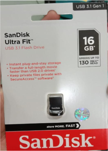 FLASHDISK SANDISK ULTRA FIT CZ430 16GB