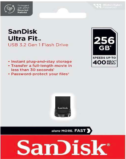 FLASHDISK SANDISK ULTRA FIT CZ430 256GB