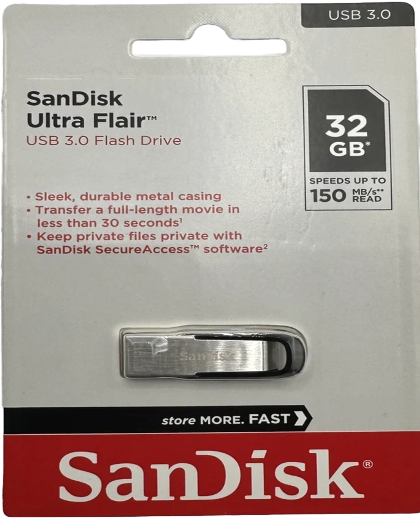 FLASHDISK SANDISK ULTRA FLAIR USB 3.0 32GB