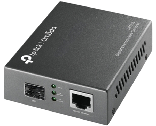 GIGABITE SFP MEDIA CONVERTER TP LINK MC220L