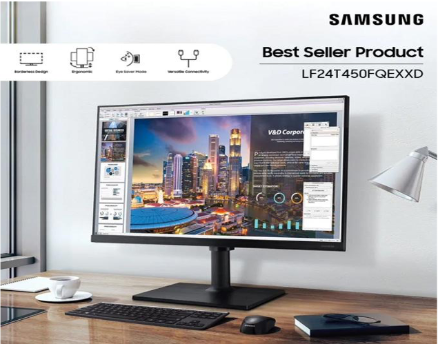 MONITOR SAMSUNG 27" F27T450FQE