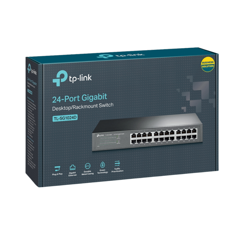 SWITCH HUB TP LINK TL-SG1024D 24 PORT GIGABYTE
