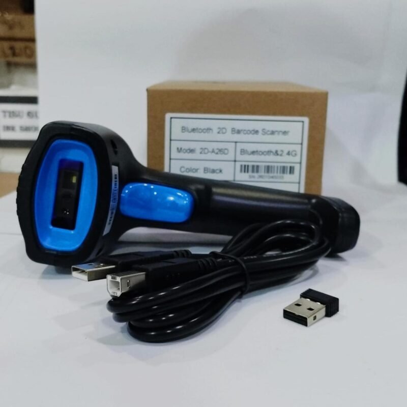 SCANNER BARCODE 2D WIRELESS + BLUETOOTH 2D - A26D EUCCOI