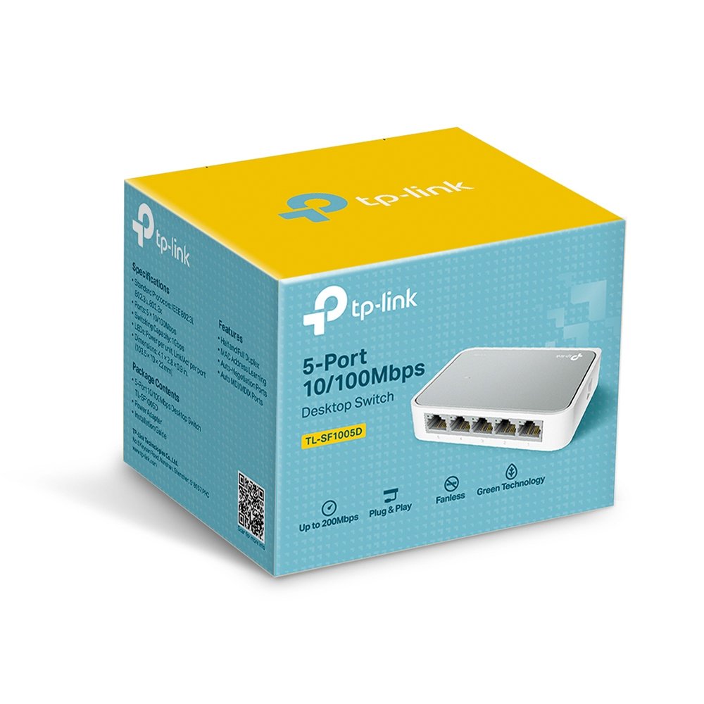 SWITCH HUB TP LINK TL-SF1005D 5 PORT