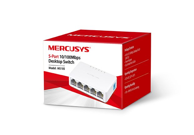 SWITCH HUB MERCUSYS 5 PORT MS105