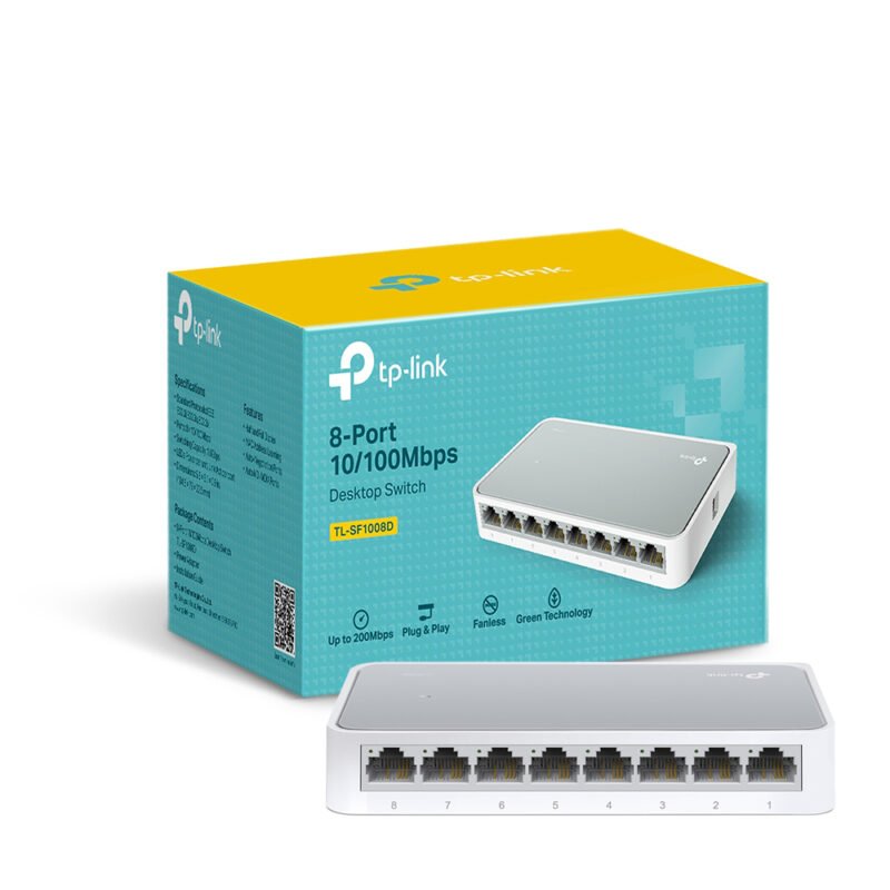 SWITCH HUB TP LINK 8 PORT TL-SF1008D