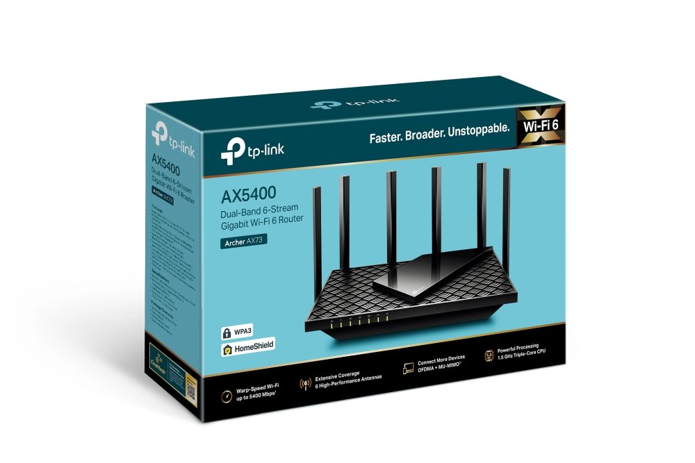 TP-LINK AX5400 DUAL BAND ROUTER GIGABYTE ARCHER AX73