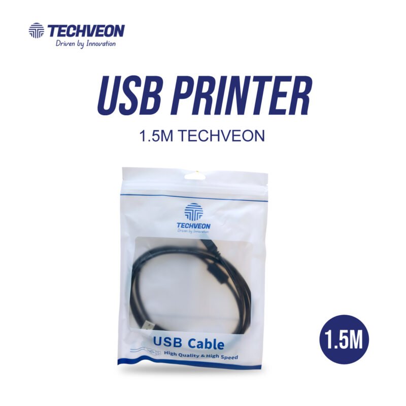 CABEL USB PRINTER 1.5M TECHVEON EP-U602