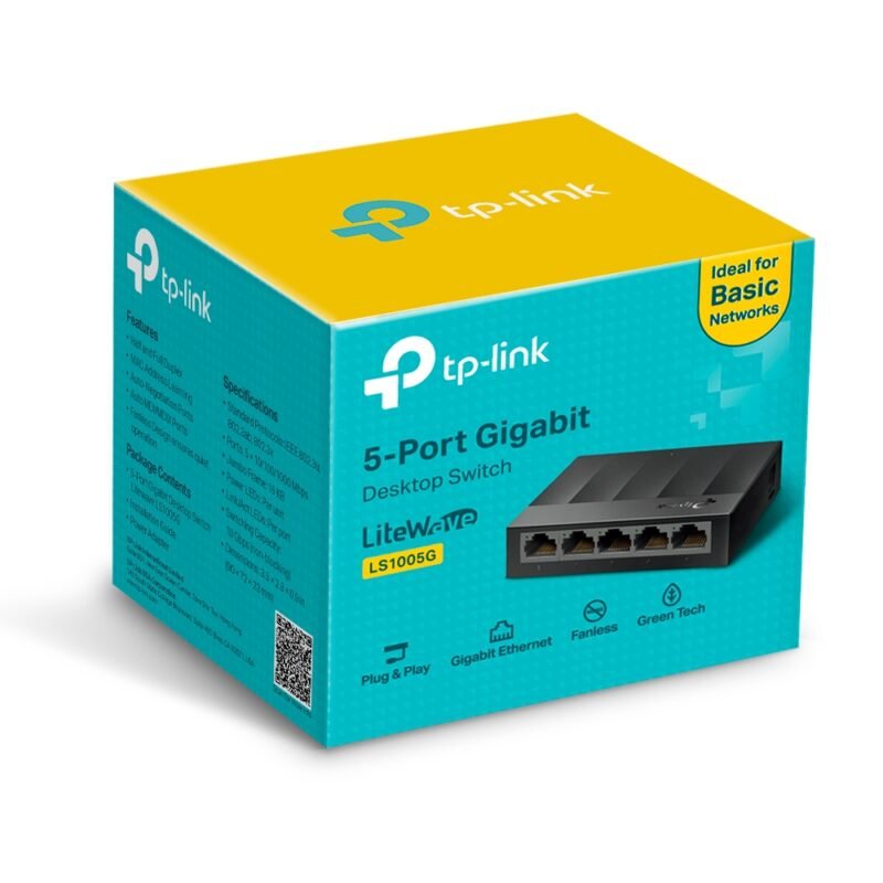 SWITCH HUB TP LINK 5 PORT GIGABIT LS1005G