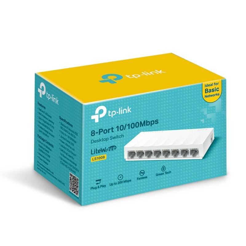 SWITCH HUB TP LINK 8PORT LS-1008
