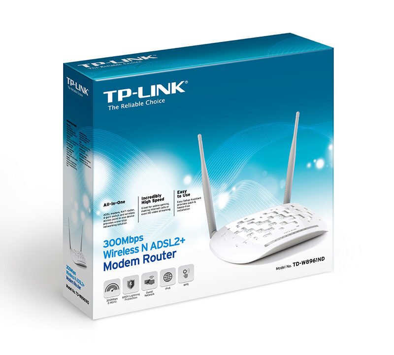 WIRELESS ADSL2+MODEM ROUTER TP LINK TD-W8961ND