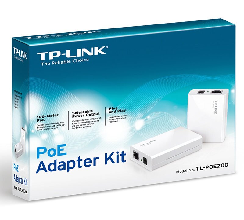 TP LINK POWER OVER ETHERNET TL-POE200