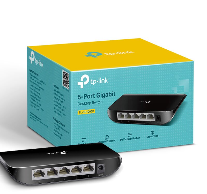 SWITCH HUB TP LINK 5 PORT GIGABYTE TL-SG1005D