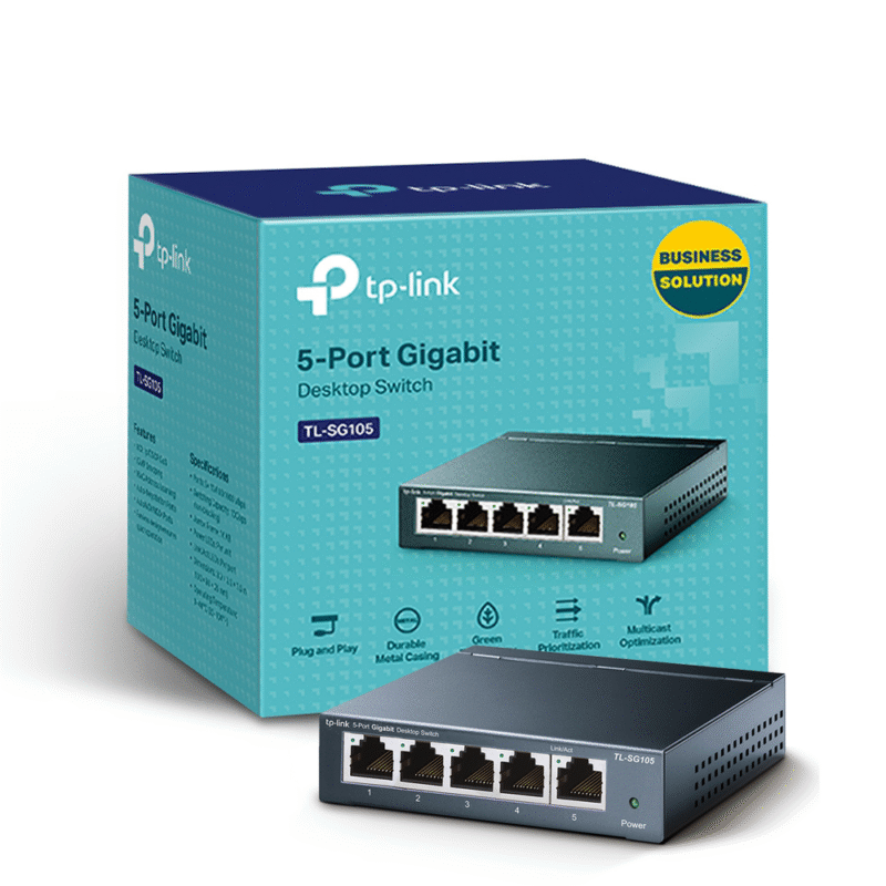 SWITCH HUB TP LINK GIGABYTE RACK METAL TL-SG105