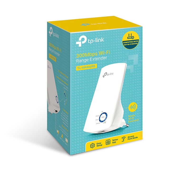 WIRELESS N RANGE EXTENDER TP LINK TL-WA850RE