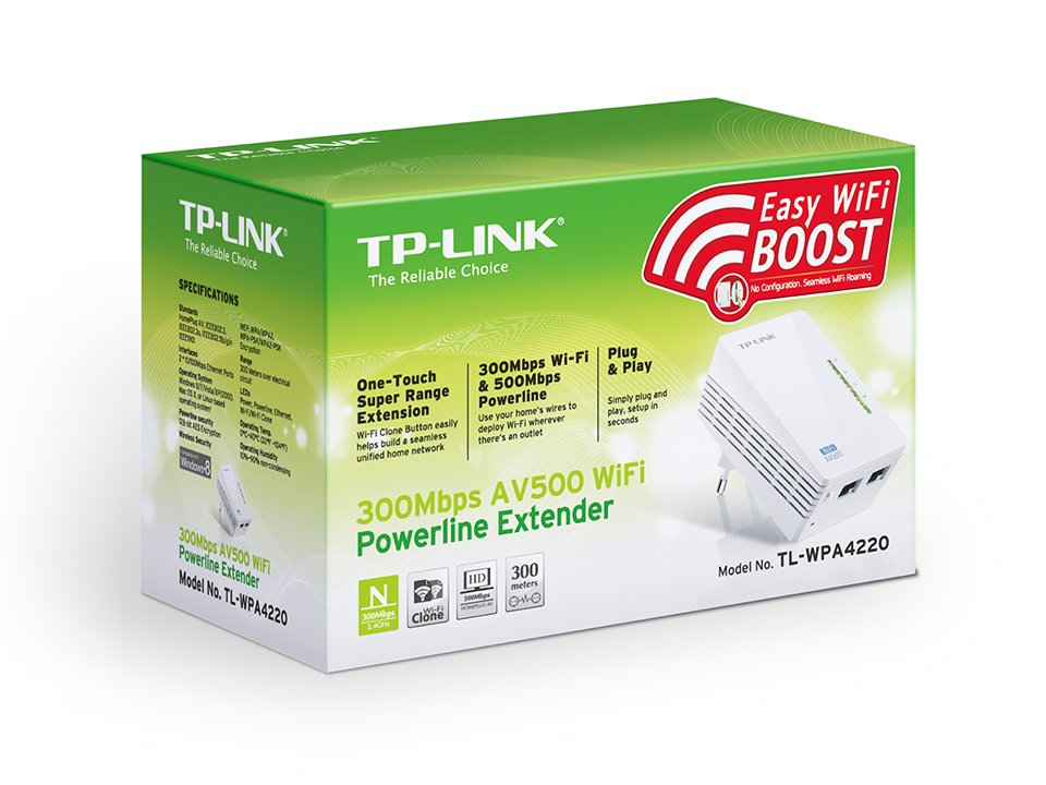 WIFI POWERLINE EXTENDER TLWPA 4220 TP LINK