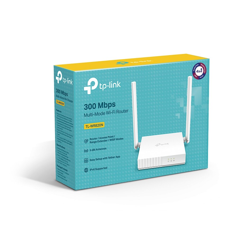 WIRELESS ROUTER TP LINK TL-WR820N