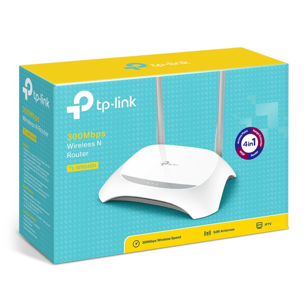 WIRELESS ROUTER TP LINK TL-WR840N