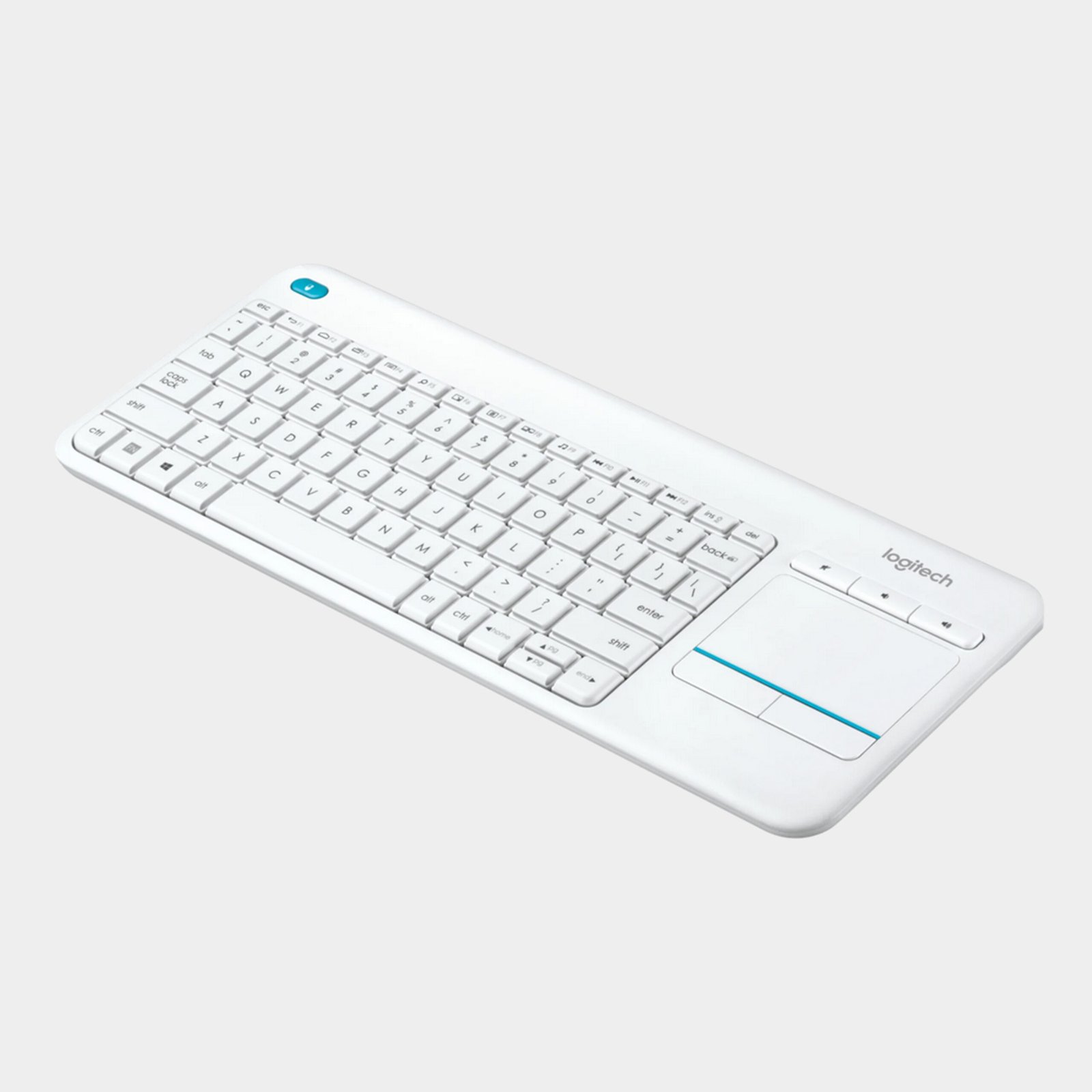 WIRELESS TOUCH KEYBOARD LOGITECH K400R PUTIH