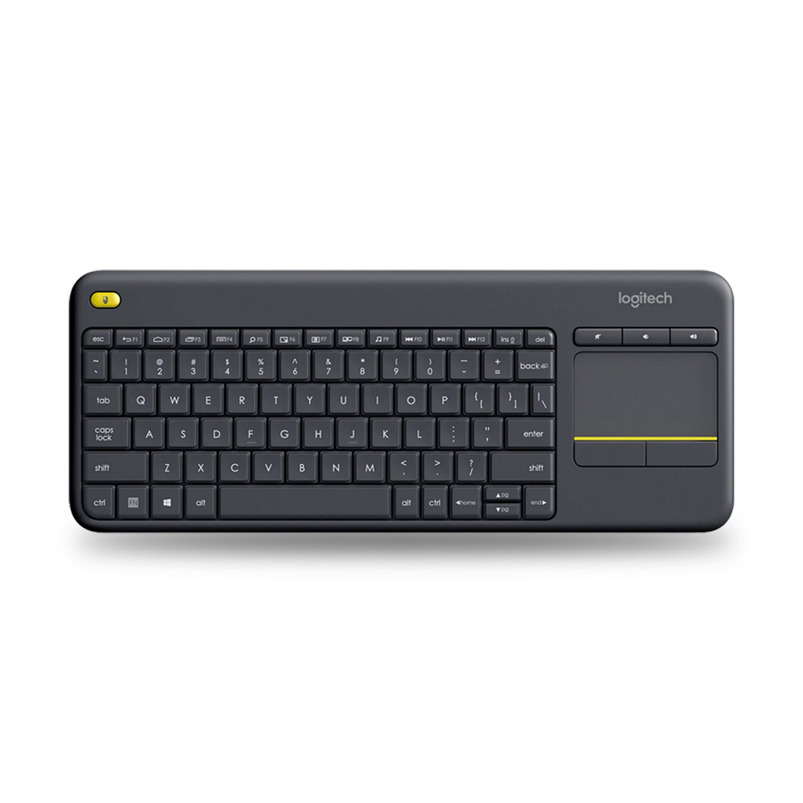 WIRELESS TOUCH KEYBOARD LOGITECH K400R HITAM