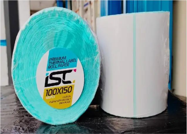 PREMIUM THERMAL LABEL ROLL PAPER ISC 100X150