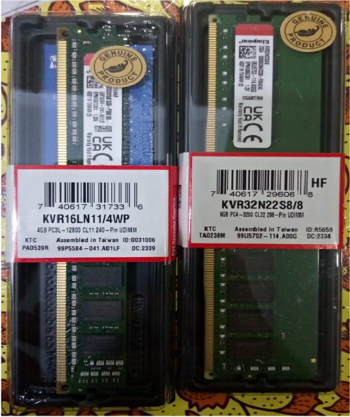 RAM LONGDIM KINGSTON DDR3L 4GB KVR16LN11/4WP