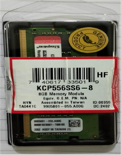 RAM SODIM KINGSTON DDR5 8GB 5600MT/s KCP556SS6-8