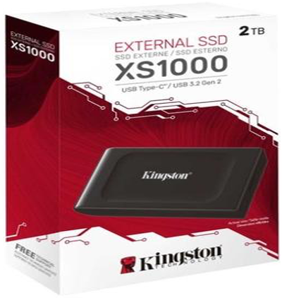 SSD EXTERNAL KINGSTON PORTABLE XS1000 2TB RED SXS1000R/2000G