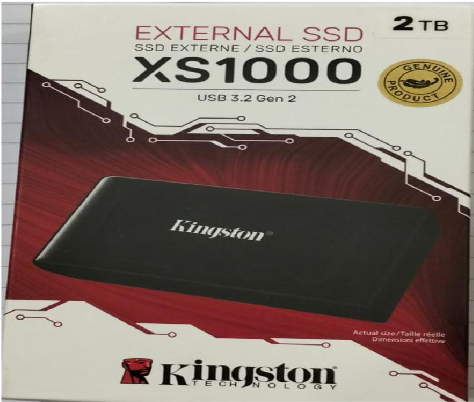 SSD EXTERNAL KINGSTON PORTABLE XS1000 2TB SXS2000/2000G
