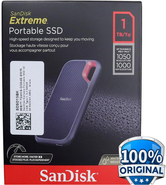 SSD SANDISK EXTREME PORTABLE 1TB