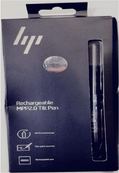 STYLUS PEN HP RECHARGEABLE MPP2.0 TILT BLACK 3J122AA#UUF