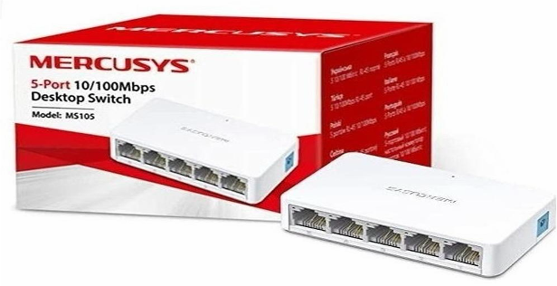 SWITCH HUB MERCUSYS 5 PORT MS105