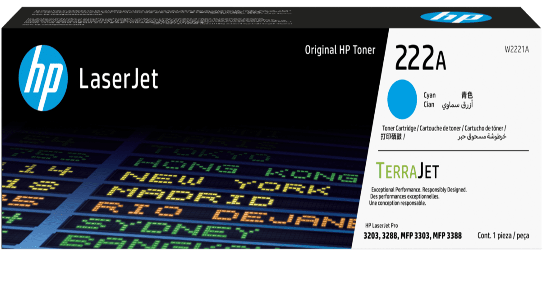 TONER HP 222A CYAN W2221A
